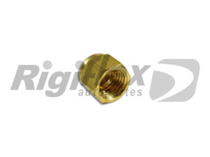 TUERCA DE BRONCE PARA CAÑO DE 6 MM ROSCA 12 X 1.5